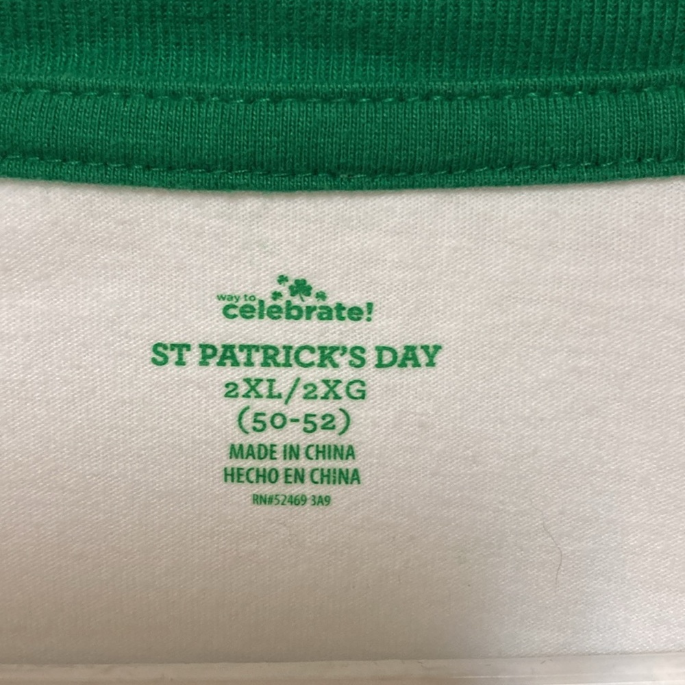 3/$20…bundle and save …
St Patrick tee - Picture 3 of 6